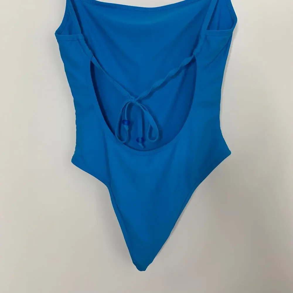 Ocean Ave Riot Swim Theo-OP Aire Square Back One Piece Womens New Small